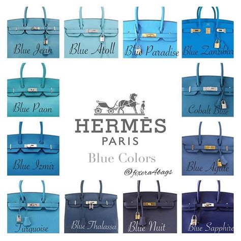 hermes pale blue|hermes luggage color chart.